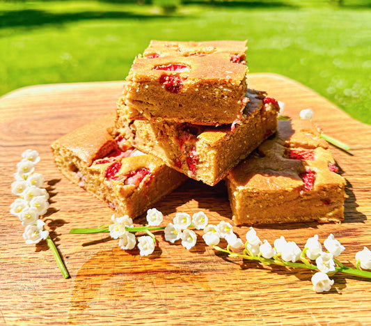 Strawberry Chickpea Bars