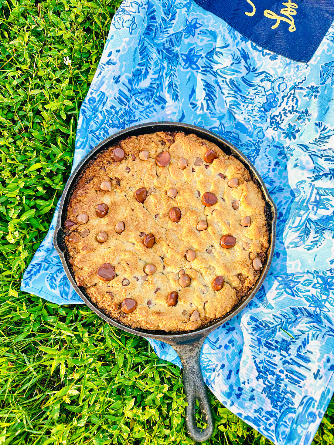 Brown Butter Chocolate Chip Cookie Skillet