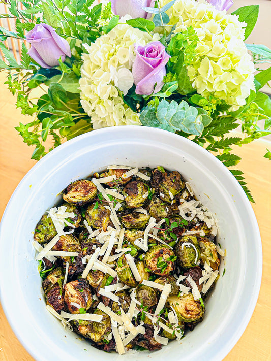 Crispy Lemon Brussels Sprouts