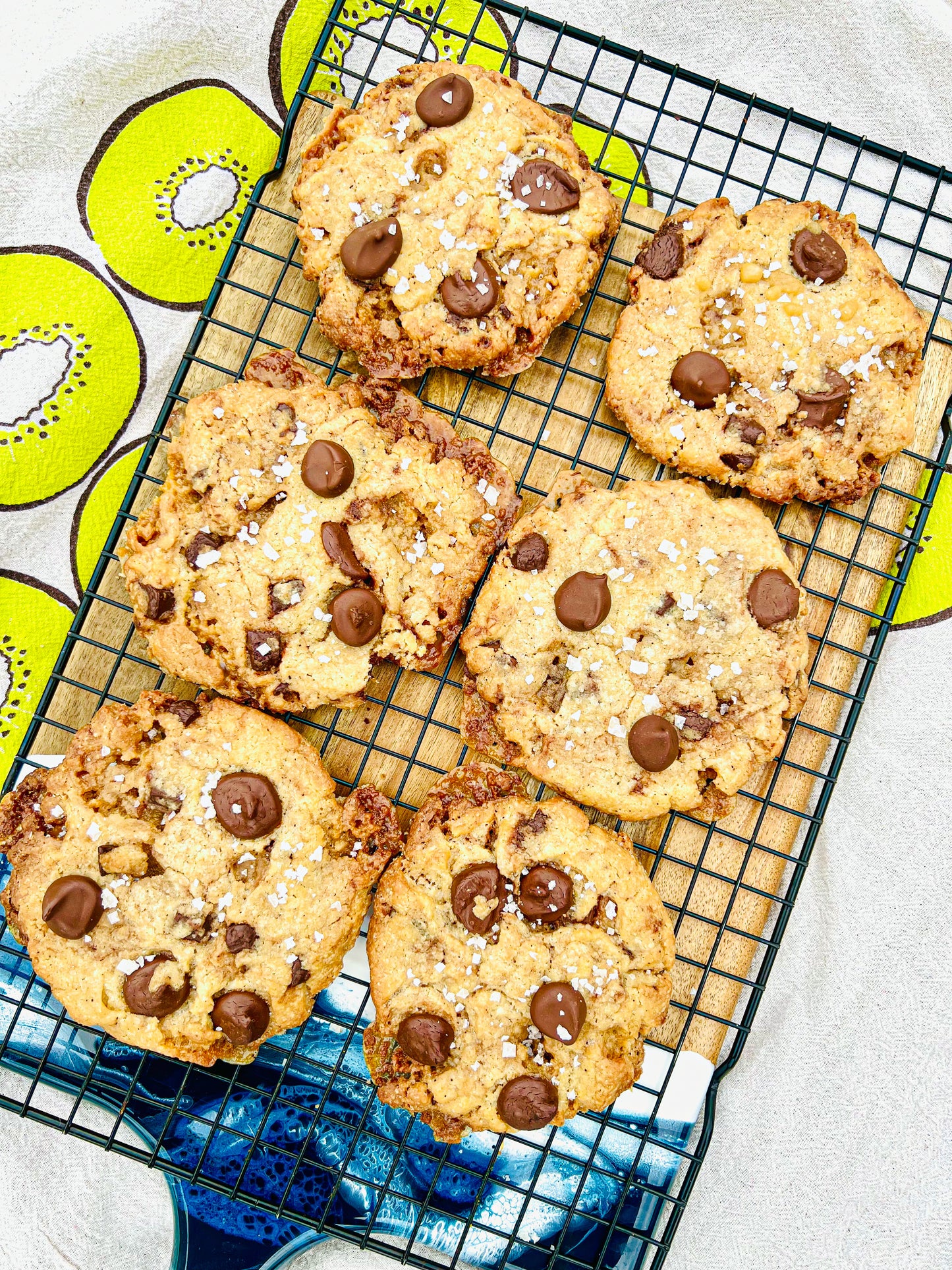 Kelly's Sea Salt Toffee Chocolate Chip Cookies